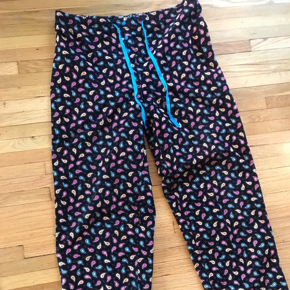 Corduroy Paisley Pants